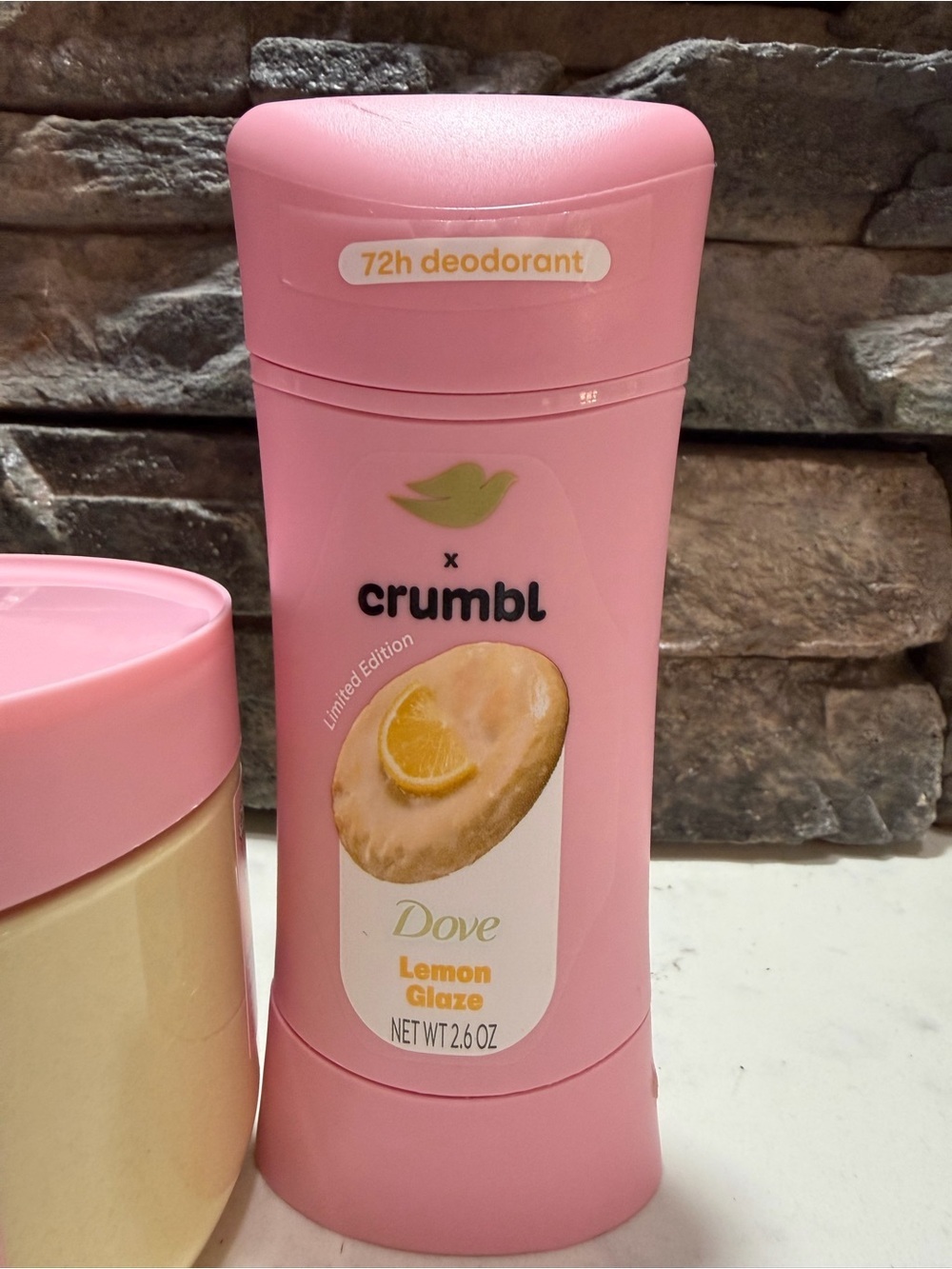 Dove Lemon Glaze Body Scrub & Deodorant Set - Pink - Picture 3 of 8